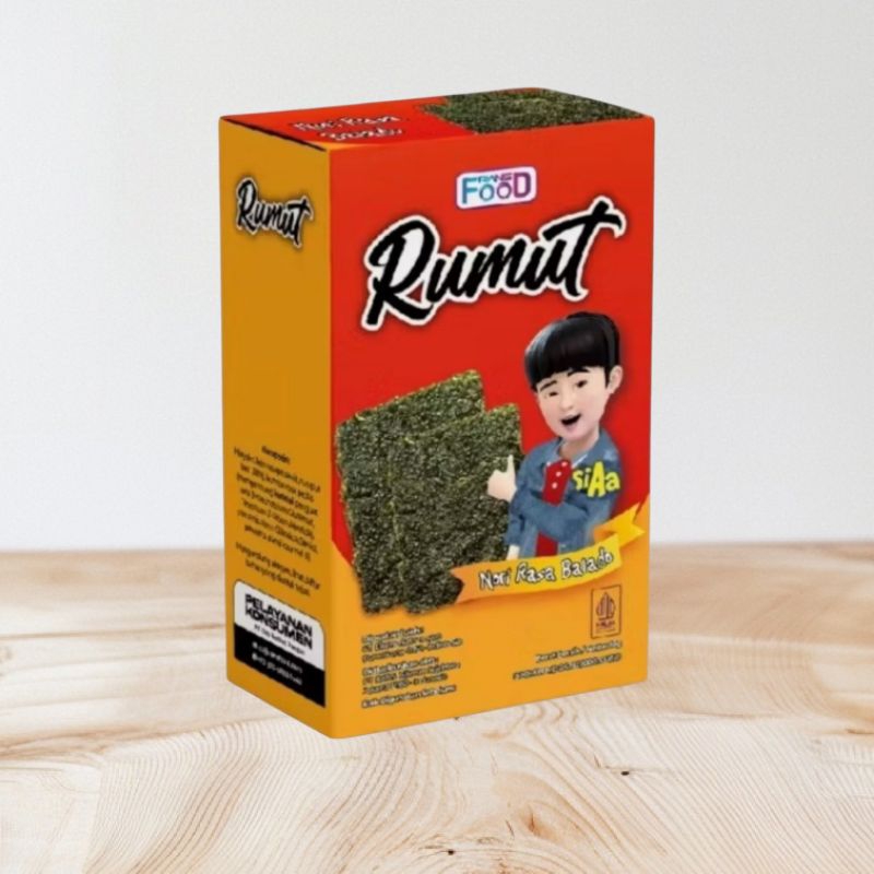 

Rumput Laut Si Aa Rasa Balado Kemasan Box 12 x 10 g