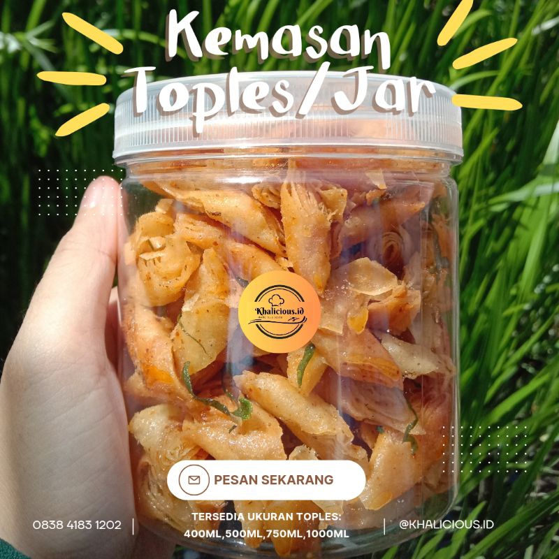 

(khalicious.id) - KEMASAN TOPLES/KERIPIK KULIT LUMPIA/LUMRING GURIH/LUMPIA CIKRUH/LUMPIA ROLL/KRIPIK LUMPIA