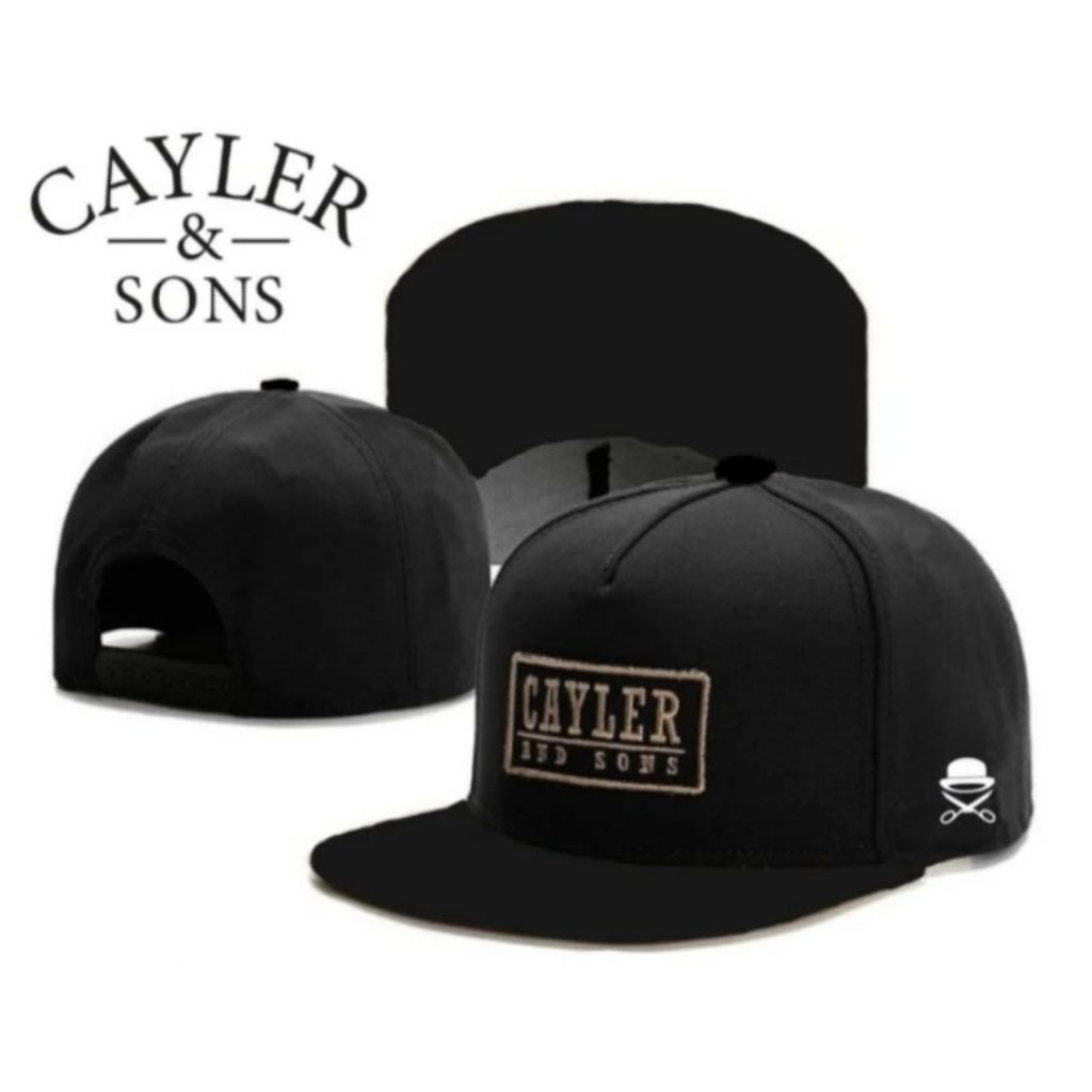 Topi Snapback Cayler&Sons Pria dan Wanita Fashion Bordir Hip-Hop Caps Baseball Hat Ukuran Besar