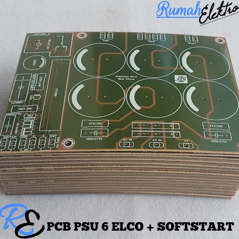 PCB PSU 6 ELCO PLUS SOFTSTART