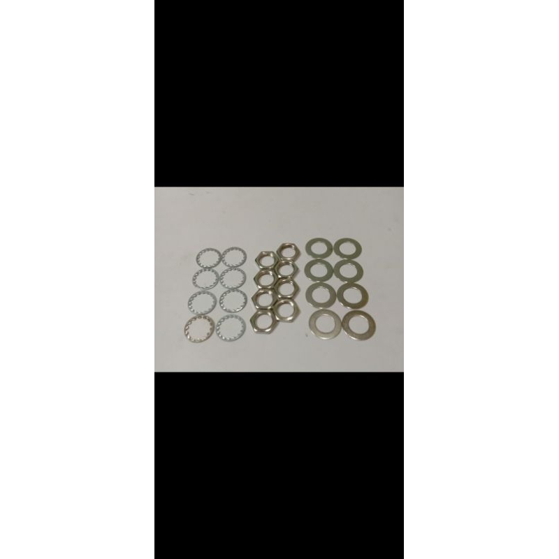 Mur+Ring+Ring Gerigi Potensio 7,5mm Stainless (isi 8set)