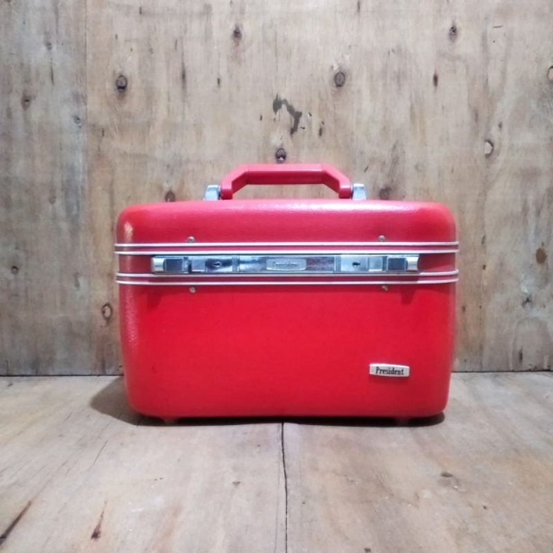 tas kosmetik beautycase merk President vintage jadul antik lawas kuno