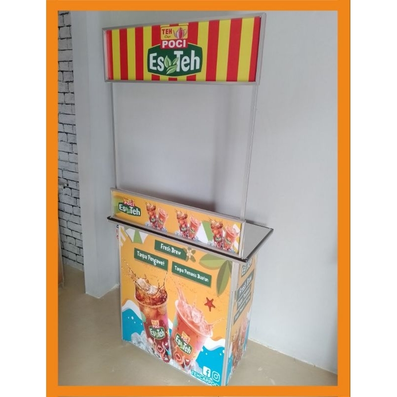 Teh poci booth portable mejalipat es teh tea