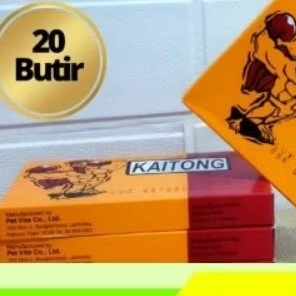 SELUSIN KAITONG ISI 20 CAPSUL 12 DUS KAITONG ORI THAILAND OBAT AYAM BEROTOT