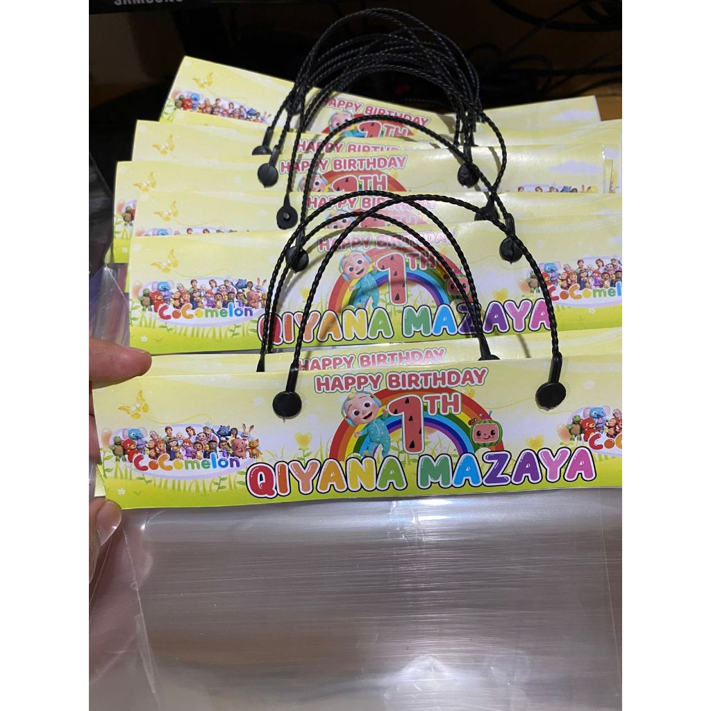 PLASTIK SNACK ULANG TAHUN CUSTOM FREE DESAIN