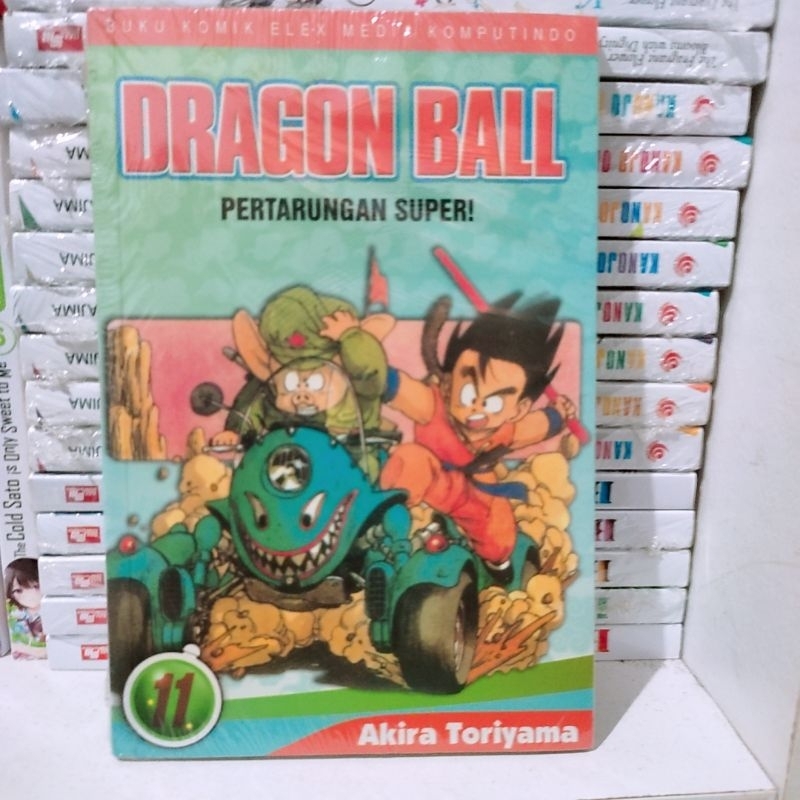 komik dragon ball cover hijau tosca vol 11 segel