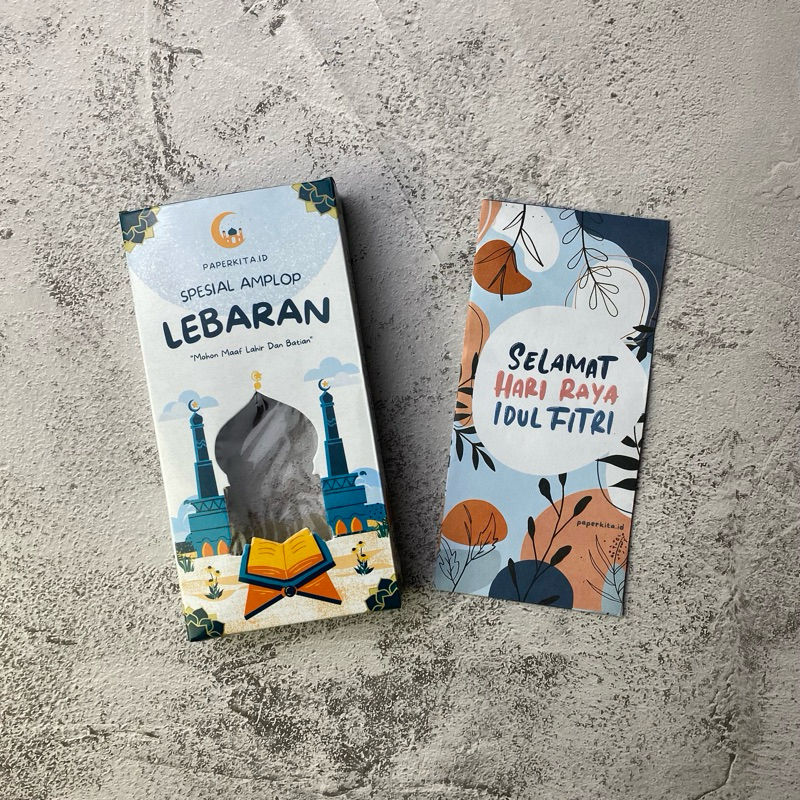 

Amplop Lebaran Idul Fitri 2025 motif isi 50pcs box premium