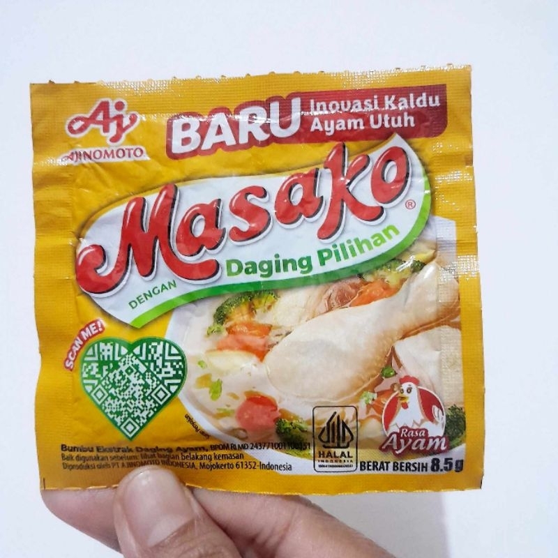 

Masako Ayam Kaldu Bubuk 1 renteng renceng 12pcs 8,5gr