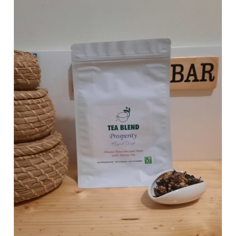

Tea Blend Artisan / Teh Kemakmuran / Prosperity Aromatic Tea / Teh Racikan 30 gr [Marvei Tea]