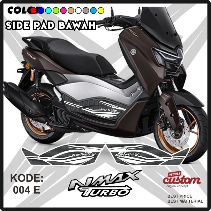 

bisa cod stiker sedepad bawah nmax turbo 155 tidak timbul kiri kanan non abs