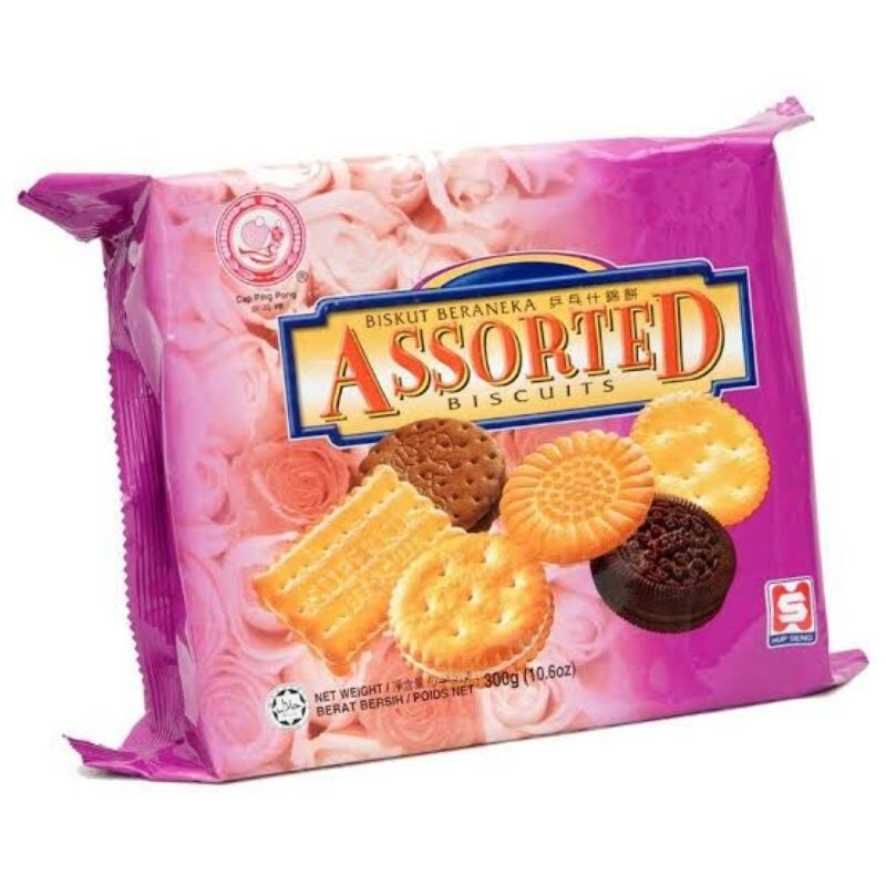 

Hup Seng Assorted Biskuit aneka Rasa Cap Ping Pong 300gr (Khusus Kota Batam)