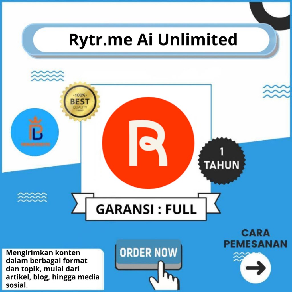 Rytr.me Ai Unlimited 1 Tahun