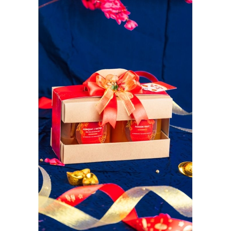 

KUAI LE 快乐 packages hampers imlek minuman kietna markisa premium cantik