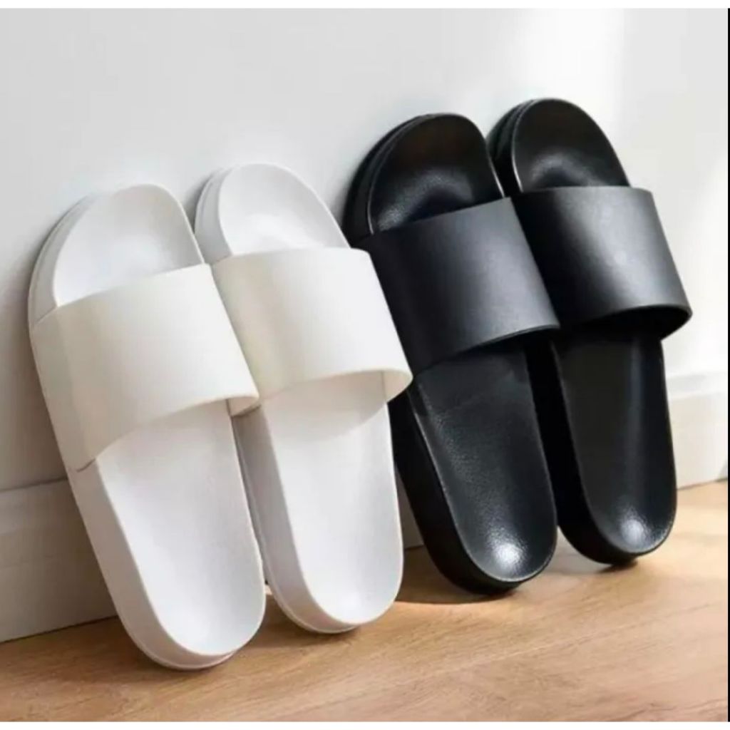 SN - Sandal Slide Pria & Wanita POLOS/Sandal Slip On Pria & Wanita Terlaris 2024/Sendal Karet