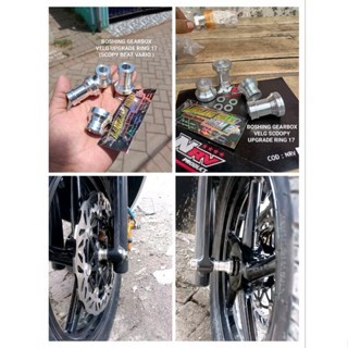 boshing gearbox model cnc velg Scoopy ring 12 upgrade velg 14 16 dan 17 velg racing 1 set ya