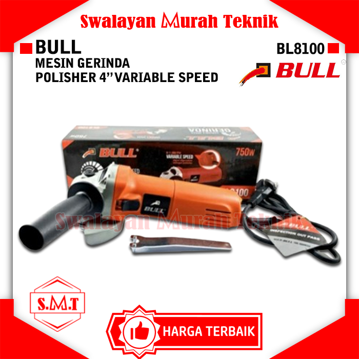 BULL BL8100 Mesin grenda polisher 4” variable speed