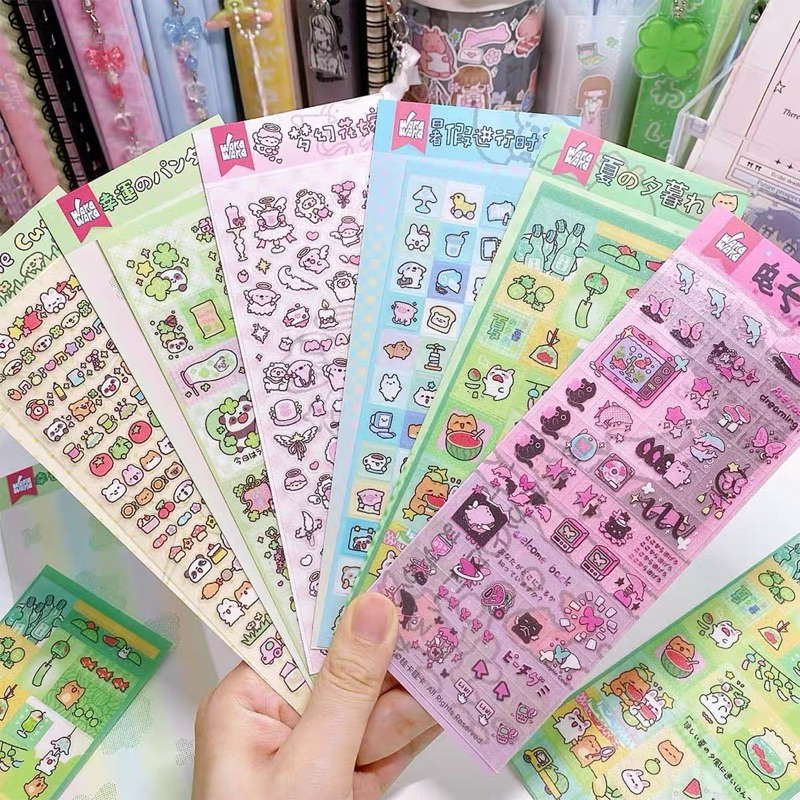 

sticker confetti deco korean photocard dekorasi journal readystock B2721