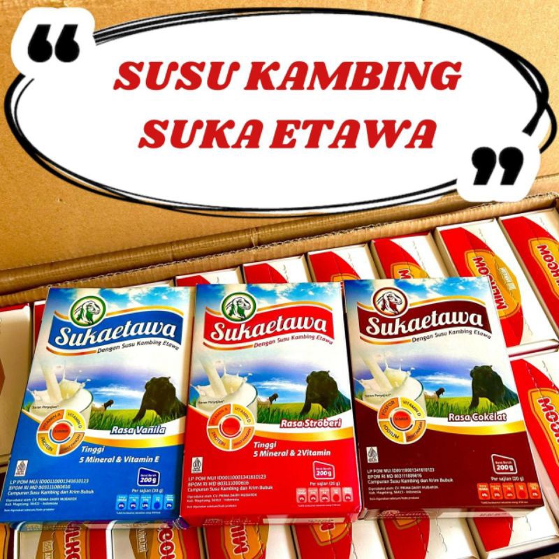 

SUKAETAWA SUSU KAMBING 200GRAM 100% ORIGINAL