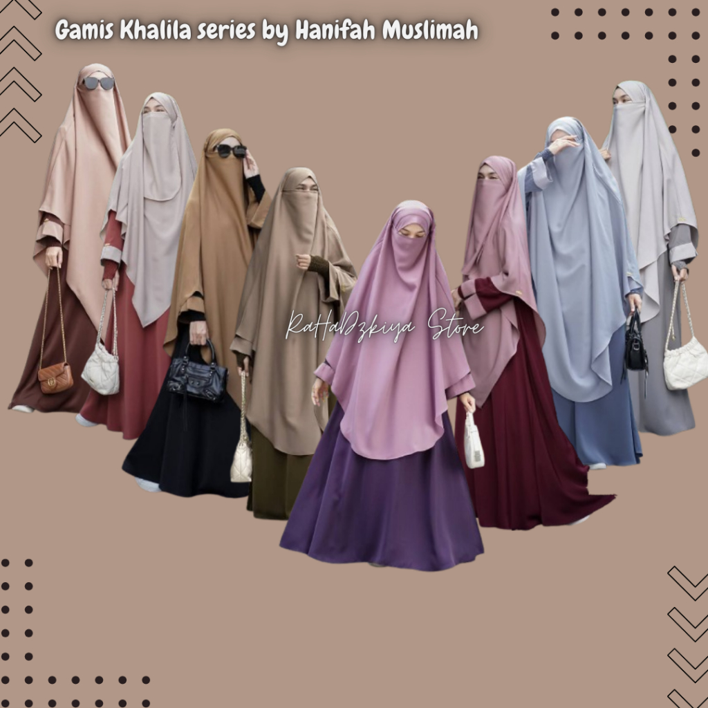 Gamis dewasa Khalila Series by Hanifah Muslimah