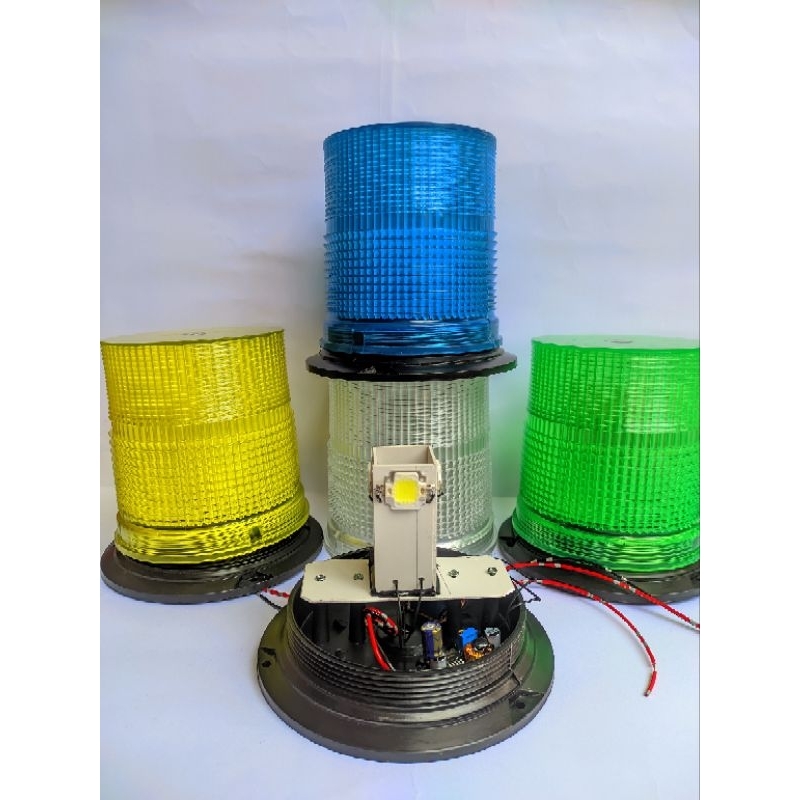 ROTARY BLIZT 1X KEDIP TOPLES BESAR LAMPU RAKITAN 12/24 VOLT