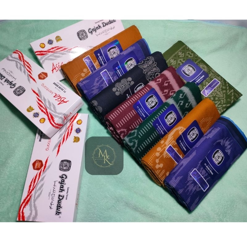 kain sarung gajah duduk original/kain sarung gajah duduk kembang/kain sarung