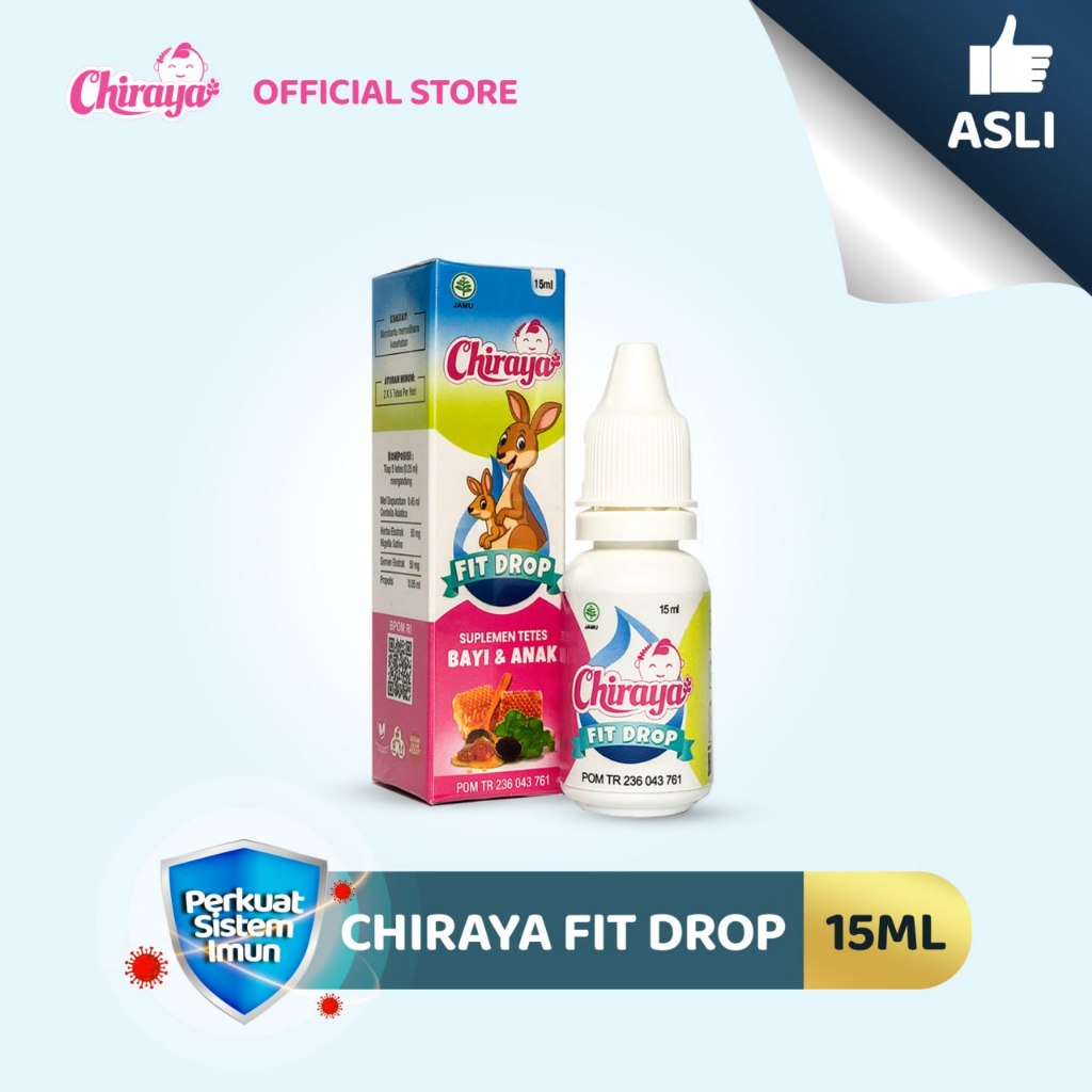 Chiraya Fitdrop - Vitamin Bayi & Anak untuk Imunitas & Pelancar Berbicara Suplemen Sehat Madu Herbal
