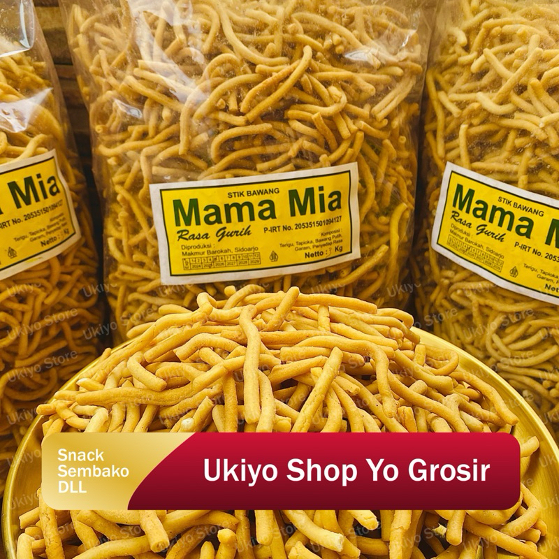 

UKIYOSNACK - STIK BAWANG 1KG STICK BAWANG ORIGINAL SISTIK RENYAH