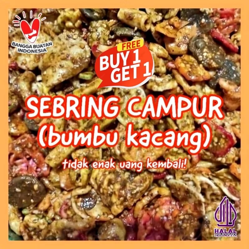 

Sebring | Seblak Kering Bumbu Kacang | Sebring Campur | Snack Pedas | Cemilan Pedas | Snack Kiloan