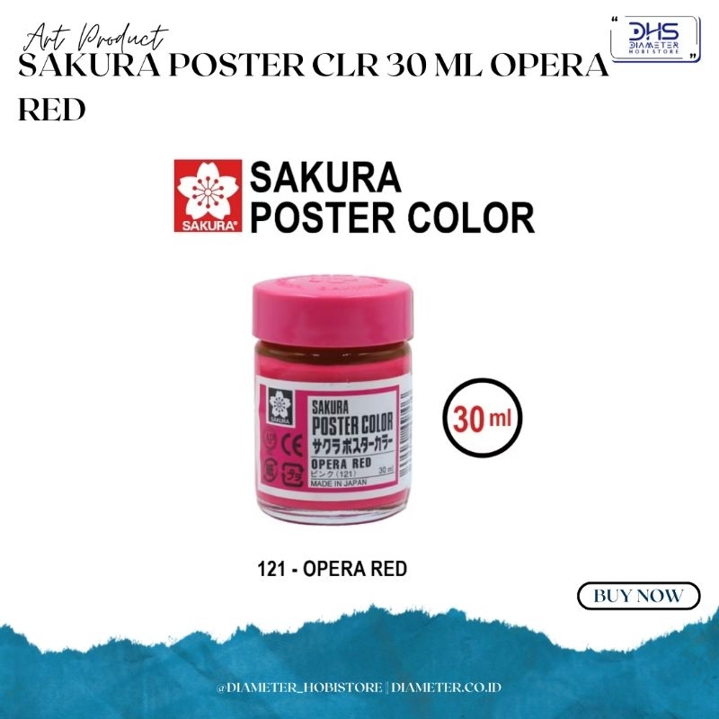 

Sakura poster clr 30ml opera red