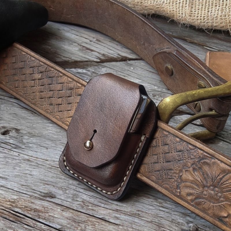 Zippo Leather Case Sarung Korek Zippo V2