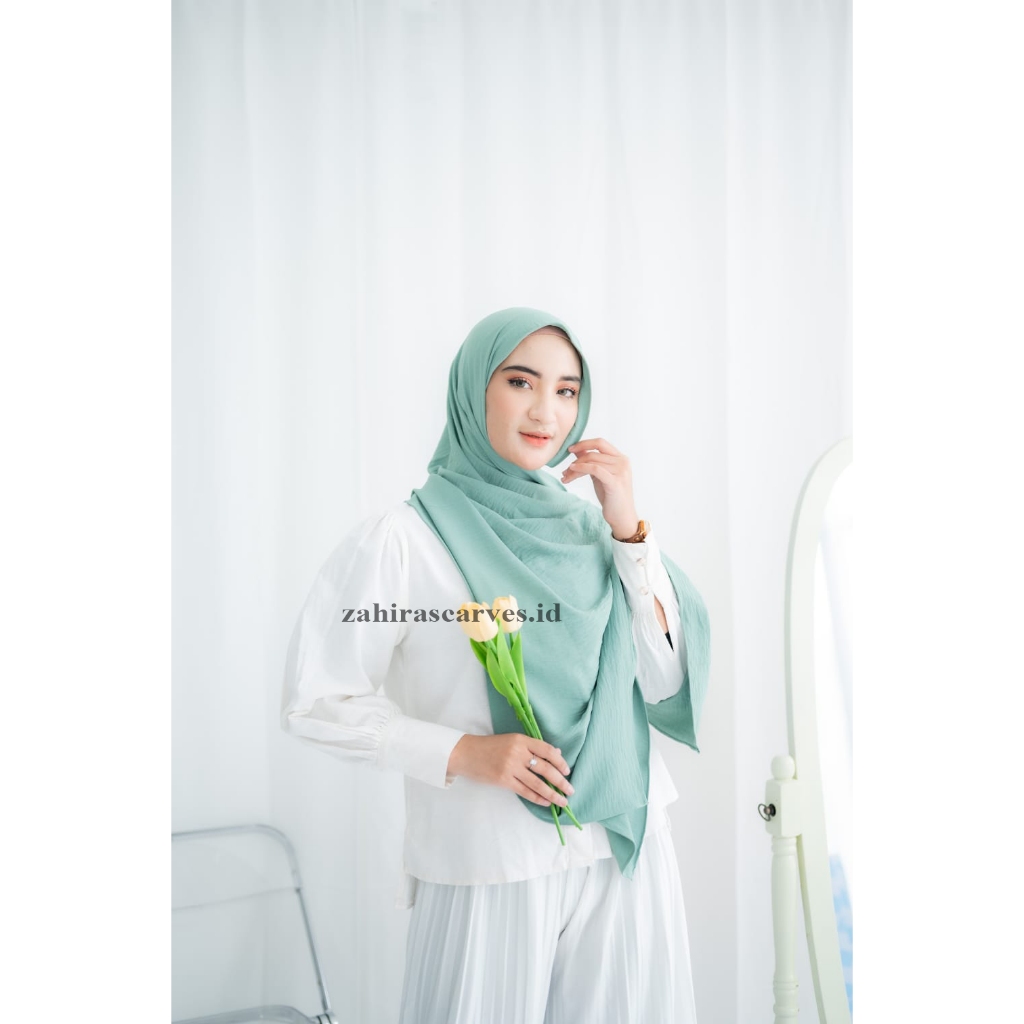 Pashmina Crinkle Airflow / Pashmina Shawl / Pashmina Crinkle Jilbab Rawis / Hijab Pashmina / Model H