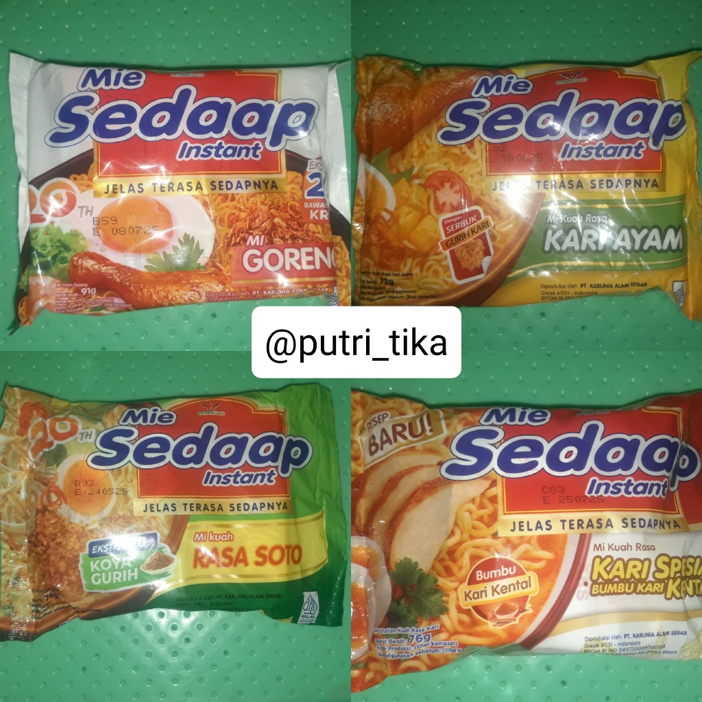 

Mie Sedap Goreng / Mie Sedap Kuah / Mie Sedap All Variant