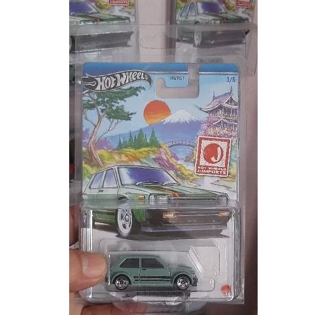 Hotwheels Toyota Starlet (base besi)