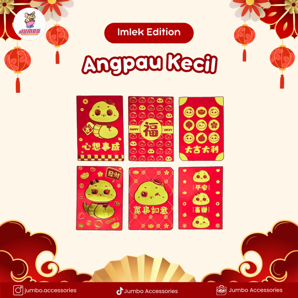 

Imlek Special Edition Set Angpau Kecil Isi 6 Part 2 Jumbo Accessories