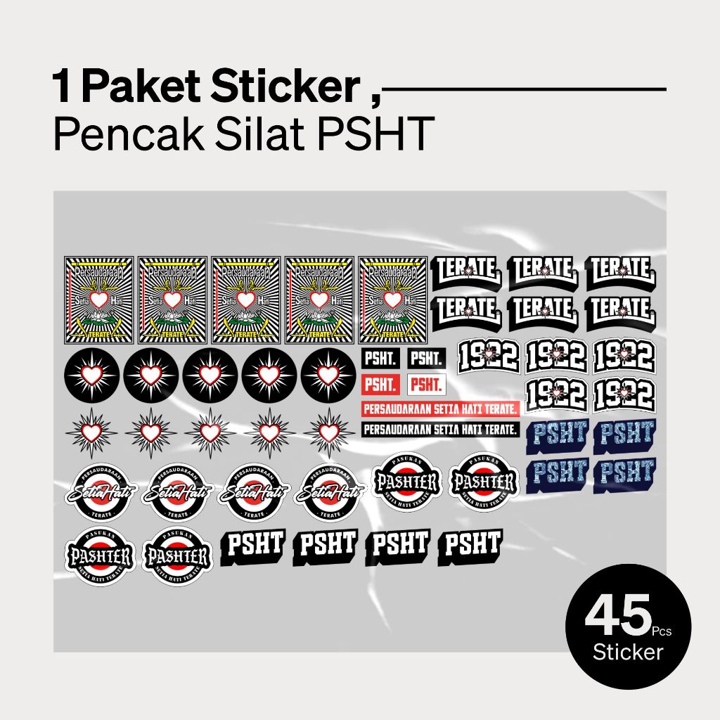 

Sticker Pencak Silat Persaudaraan Setia Hati Terate/PSHT