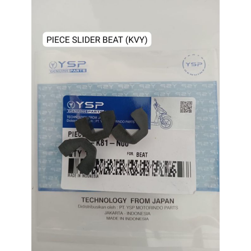 GROSIR YSP PIECE SLIDER BEAT KARBU (harga 10set) /KVY/ ORIGINAL YSP FCC