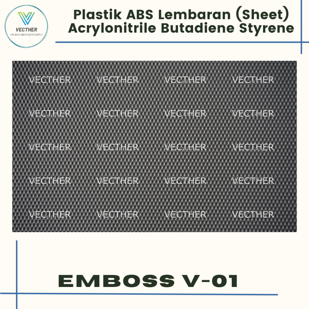 Plastik ABS Lembaran Vecther-01 / ABS Plastic Sheet / CUSTOM SIZE