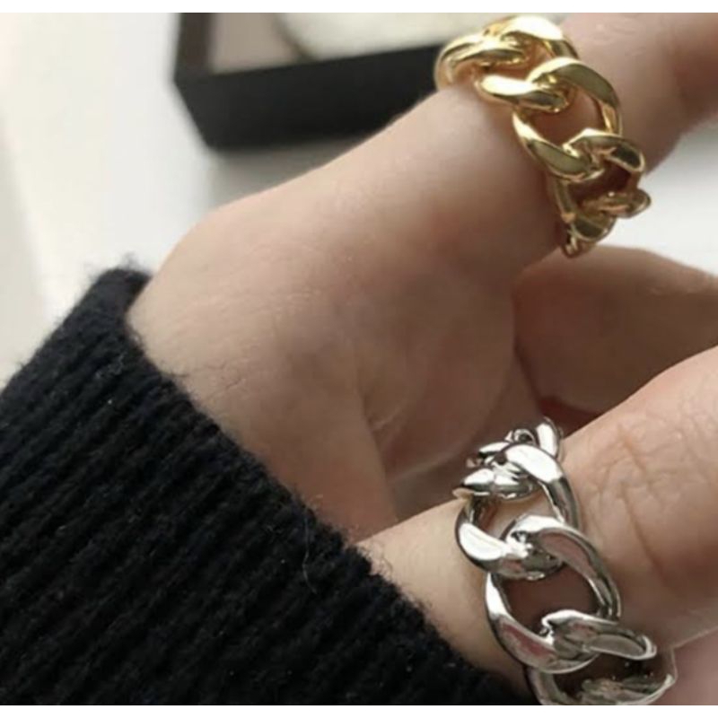 cincin titanium model rantai