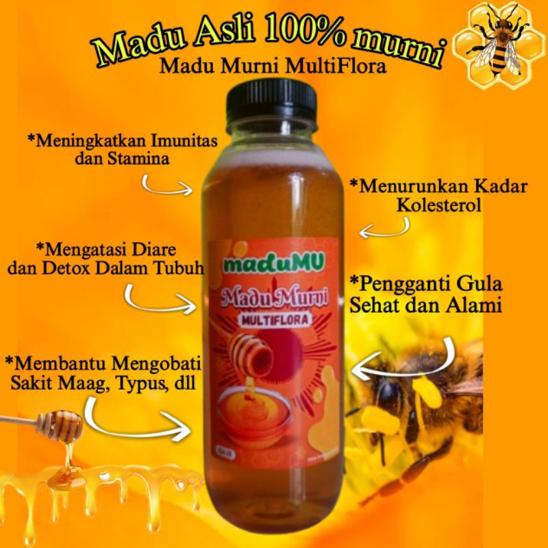 

Madu Murni 100% tanpa Campuran