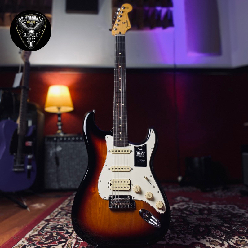 GITAR ELEKTRIK FENDER PLAYER II STRATOCASTER HSS 3-TONE SUNBURST