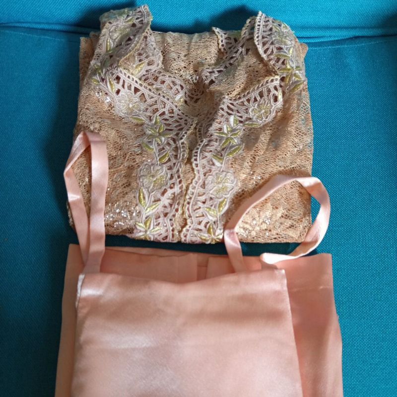 PL setelan baju kebaya pesta/kebaya brokat modern