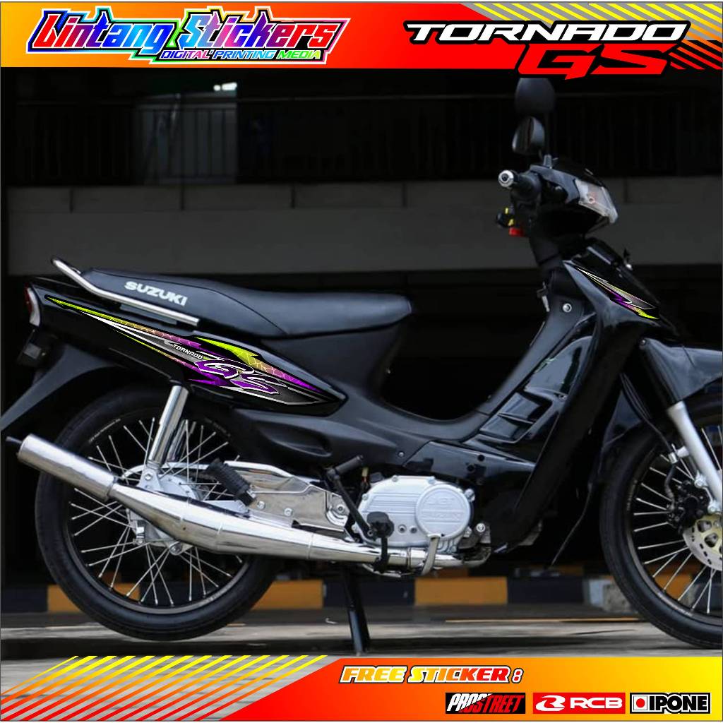 STRIPING VARIASI SUZUKI GS TORNADO / STICKER LIST MOTOR SUZUKI GS TORNADO