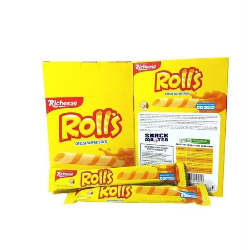 

NABATI ROLLS WAFER STIK 1 PAK (isi 20 bks)