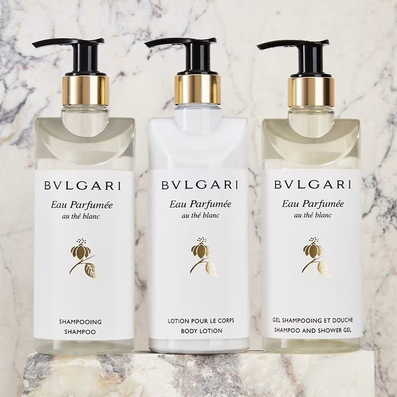 Bvlgari Au the Blanc White Tea Body Lotion / Shower Gel/ Shampoo/ Conditioner 300ml NewAuthentic100%