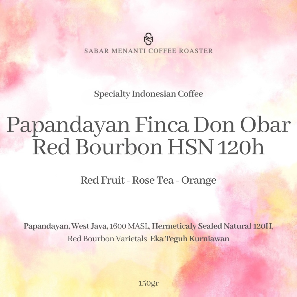 

Papandayan Finca Don Obar Red Bourbon HSN 120H - Filter 150g