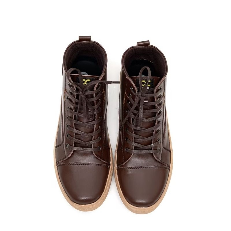 SNEAKER ANAK MUDA BAHAN KULIT ASLI OC SAJIWA ODON CIBADUYUT BRAND LOKAL INDONESIA SEPATU KASUAL FORM