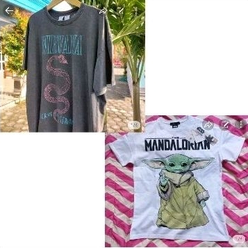 Bershka x Nirvana + Mandalorian second like new