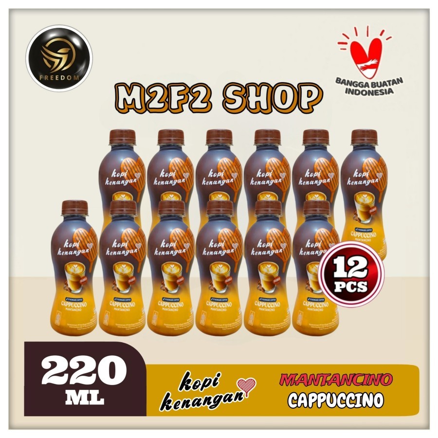 

Kopi Kenangan Mantancino Cappuccino With Milk Pet - 220 ml (Kemasan 12 Pcs)