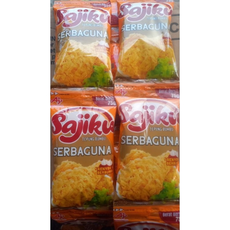 

(DAPAT 10 SASET) SAJIKU TEPUNG SERBAGUNA KEMASAN 40GRAM