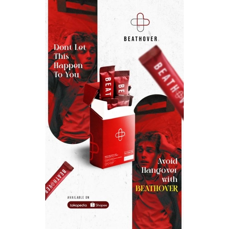 

Beathover Minuman Hangover Cure/Anti Hangover 1 sachet